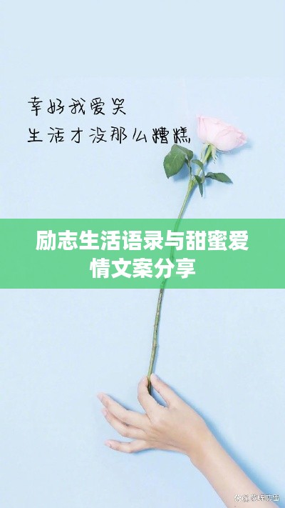 励志生活语录与甜蜜爱情文案分享